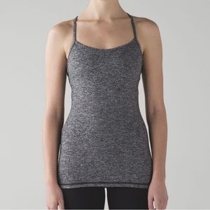 Lululemon Power Y tank heather gray